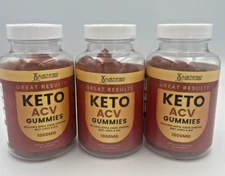 Justified Laboratories Great Results Keto ACV Gummies 1000mg 180ct Exp 1/26