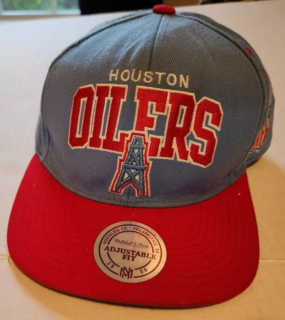 Houston oilers hat mitchell and ness cheap