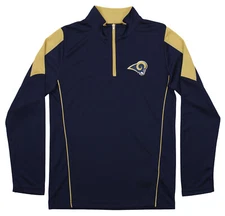 Outerstuff Youth NFL Los Angeles Rams Lightweight 1/4 Zip Pullover