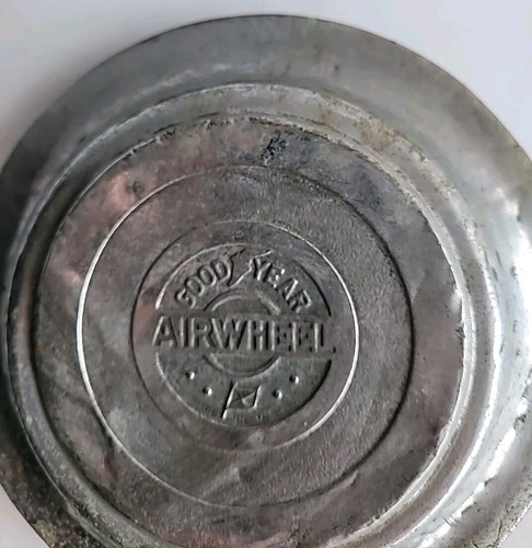 Rare Vtg Goodyear Airwheel 1930s/40s Dog Dish Hubcap Ratrod Man-cave Survivor - Picture 7 of 15