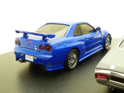 BRIAN'S NISSAN SKYLINE GTR Film FAST AND FURIOUS 7 1/18 lumières