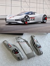 No.72 Grey Key Cover Case Fob for Porsche Macan Cayenne Panamera Boxster 911