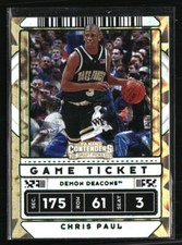 Chris Paul 2020 Panini Contenders Game Ticket #3  Basketball Card