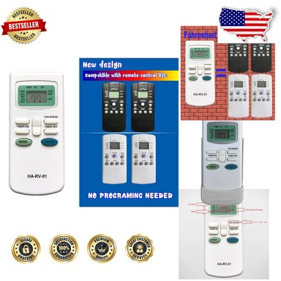 Carrier Air V Remote Control with Temperature Functions for RV Air Conditioners