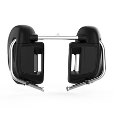 Matt Black Lower Vented Fairings & Engine Guard Bar For Harley Touring 14-24 23