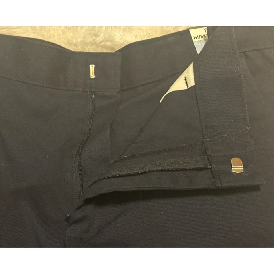 Pantalones Cortos Marca George Azul Marino Frente Plano Mezcla Algodón Niño Talla Husky 12 (NUEVO CON ETIQUETAS) Foto 4 de 4