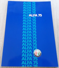 Alfa Romeo 75 Brochure c.1989 - 1.8 2.0