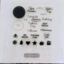 Close To My Heart Tag The Occasion Clear Acrylic Stamp Set B1362