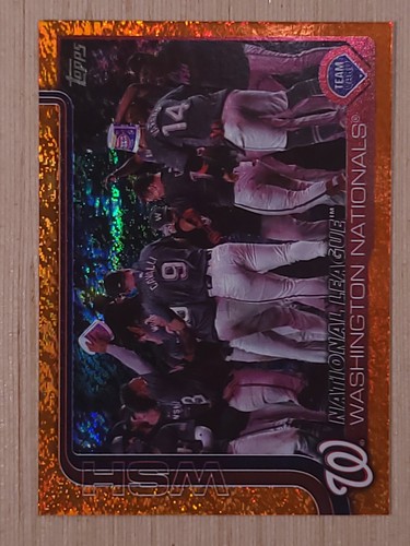 2025 Topps Series 2 - Washington Nationals #507 Orange Foil 20/25