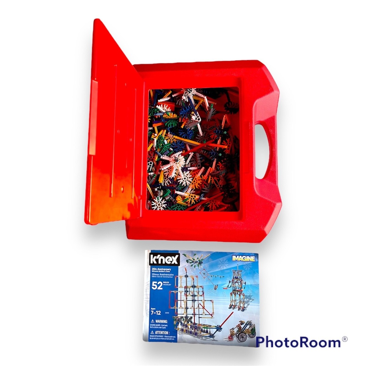 NEC Red Rockets バッグ セット Knex Red Travel Carrying Case w/ Random Lot Engineering K