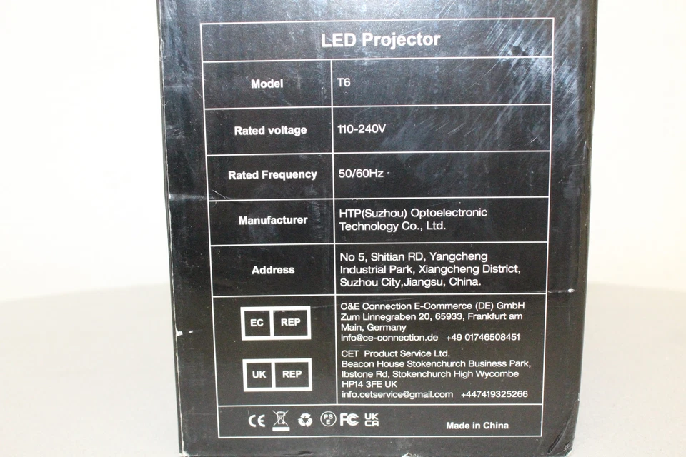 Top Vision Led Projector Model:T6 Neu Rechnung MwSt - Bild 2 von 3