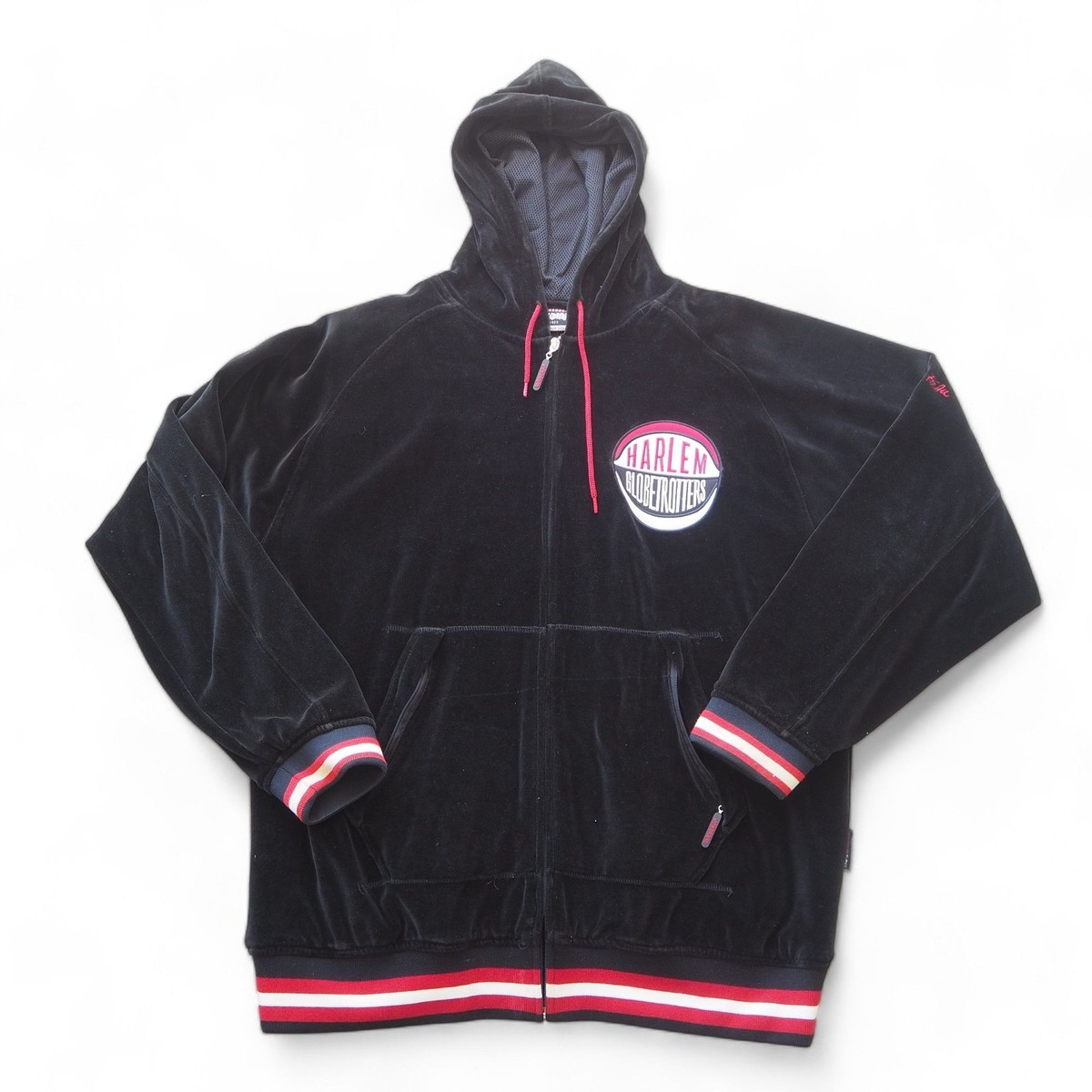 Platinum FUBU x Harlem Globetrotters Velour Velvet Vintage Platinum FUBU x Harlem Globetrotters Velour Velvet Vintage