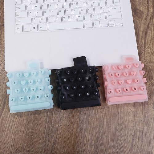 Portable Silicone Keyboard Film Silicone Keyboard Membrane Laptop Convenient - Afbeelding 10 van 14