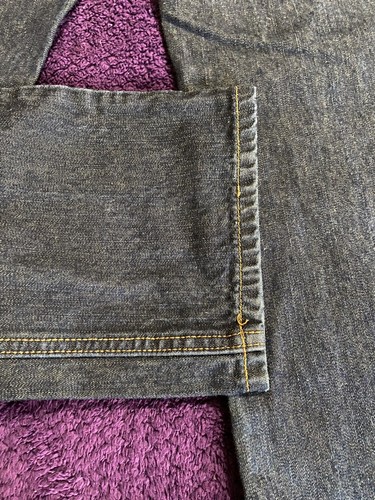 BOY'S ARIZONA JEAN CO. Relaxed Straight 14 Regular. Dark Blue. Pre-owned. - Picture 6 of 6