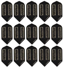 5 New Sets Pentathlon HD150 Slim Dart Flights - Ships with Tracking - Black
