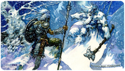 Misinformation Stitched MTG Play Mat SIGNED Richard Kane Ferguson