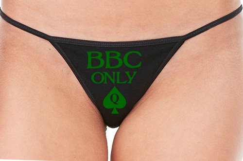 Knaughty Knickers BBC solo regina di picche perizoma mutandine grande nero cazzo QoS Slut - Foto 7 di 16