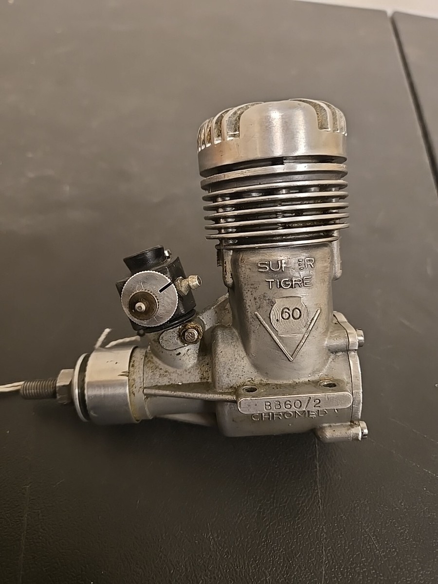 RC飛行機用エンジン他　SUPER TIGER OS MAX ENYA Vintage Super Tigre 60 Head RC Glow / Nitro Airplane Engine .60