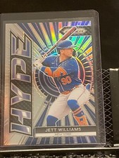 Jett Williams 2024 Prizm Hype Silver Prizm - Mets