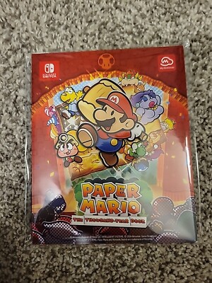 SEALED Paper Mario The Thousand-Year Door Character Notepad Nintendo Promo
