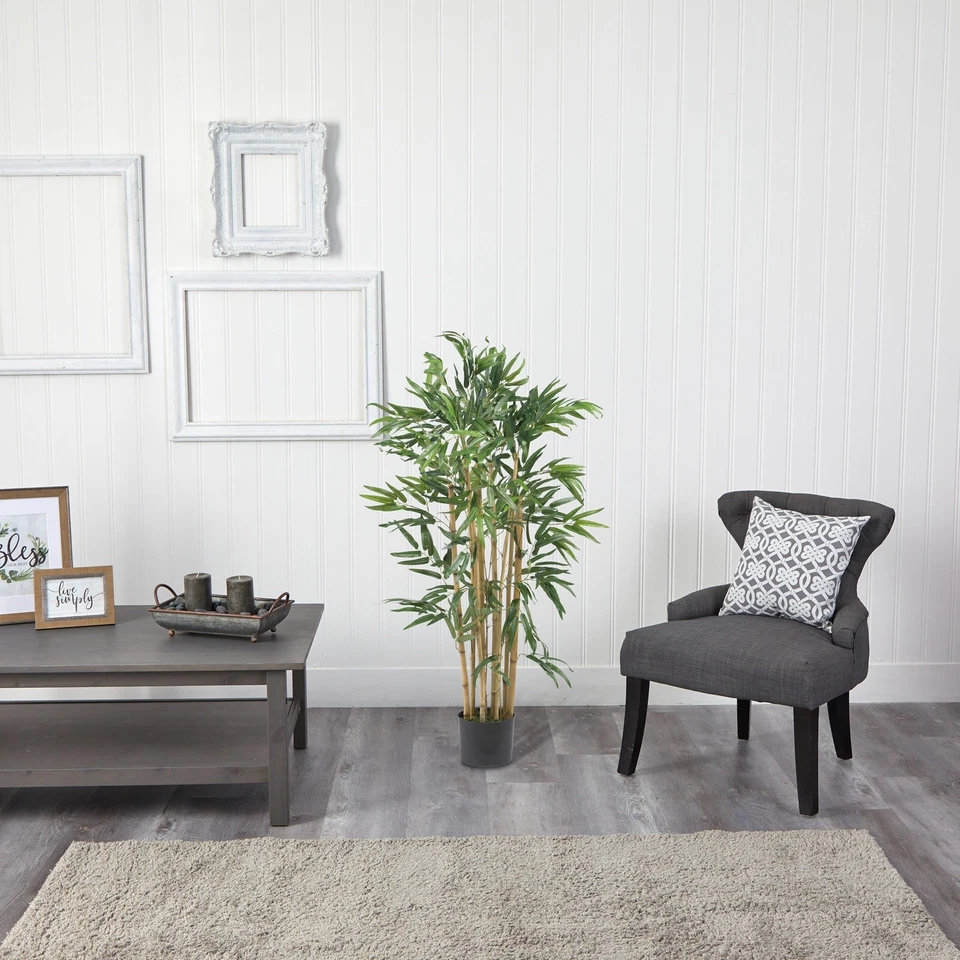 3’ Bamboo Artificial Tree w/Natural Trunks & 500 Lvs Home Decor. Retail $95 - Image 3 of 4