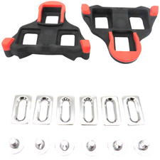 Shimano Pedal Cleats SPD-SL SH10 Set 0 Degree Fixed Black & Red -H