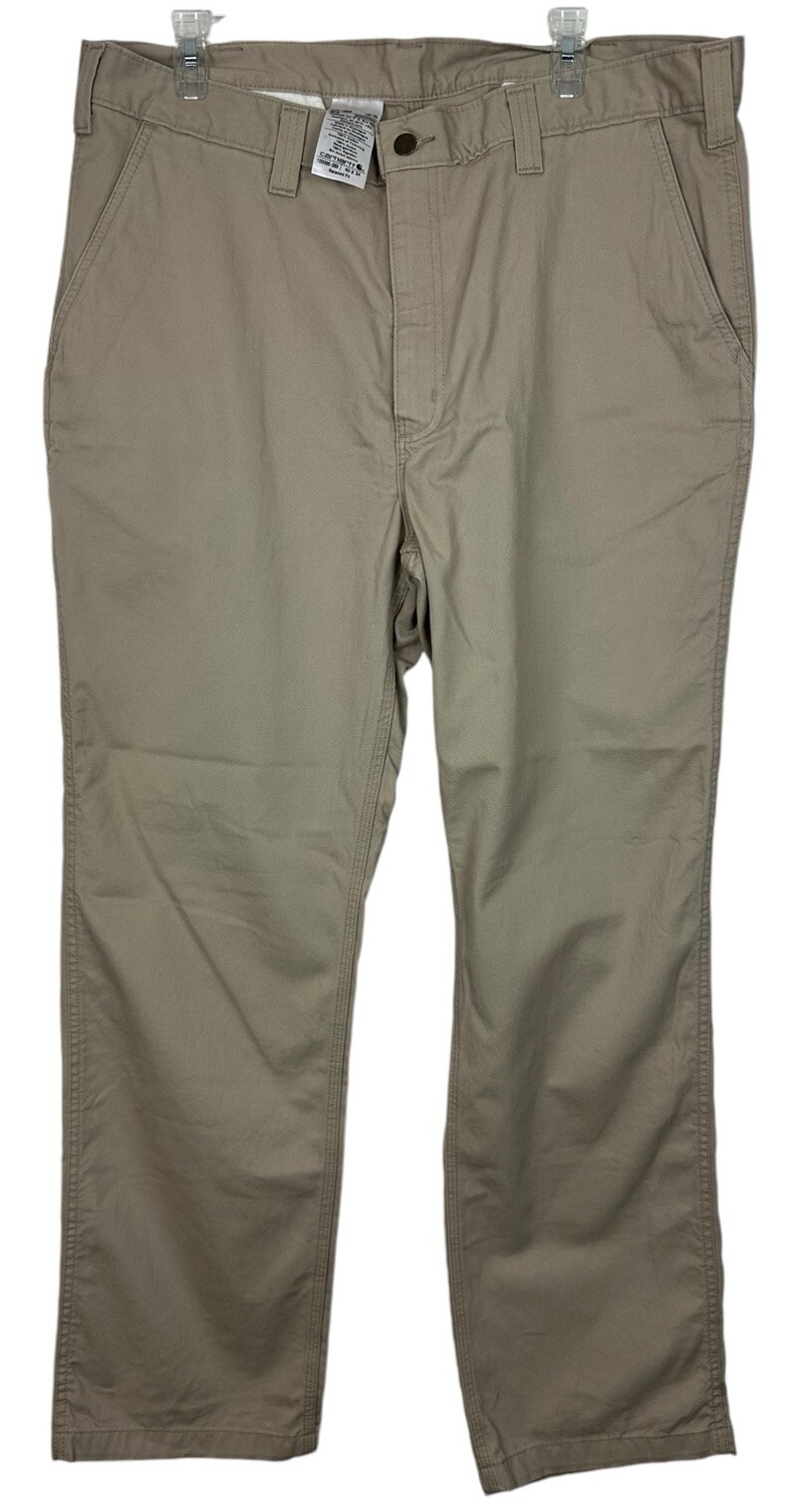 Carhartt Mens Relaxed Fit Tan Work Pants Size 40x34
