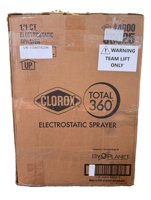 Clorox Total 360 System Electrostatic Sprayer, Cart System &Hose #60025 | New