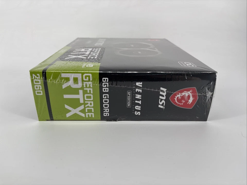 MSI GeForce RTX 2060 Ventus GP OC 6GB GDDR6 VR Ready GPU New Sealed - Image 3 of 4