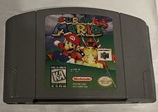 Super Mario 64 Nintendo 64 N64, 1996 Authentic Game Cartridge