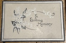 His Majesty King Edward VII  Memorial Card, In Loving Memory, 1910