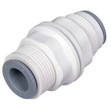 Parker 6316 62 00Wp2 Push-Fit Union Fitting, 1/2 In Tube Size, Bio-Based Nylon,