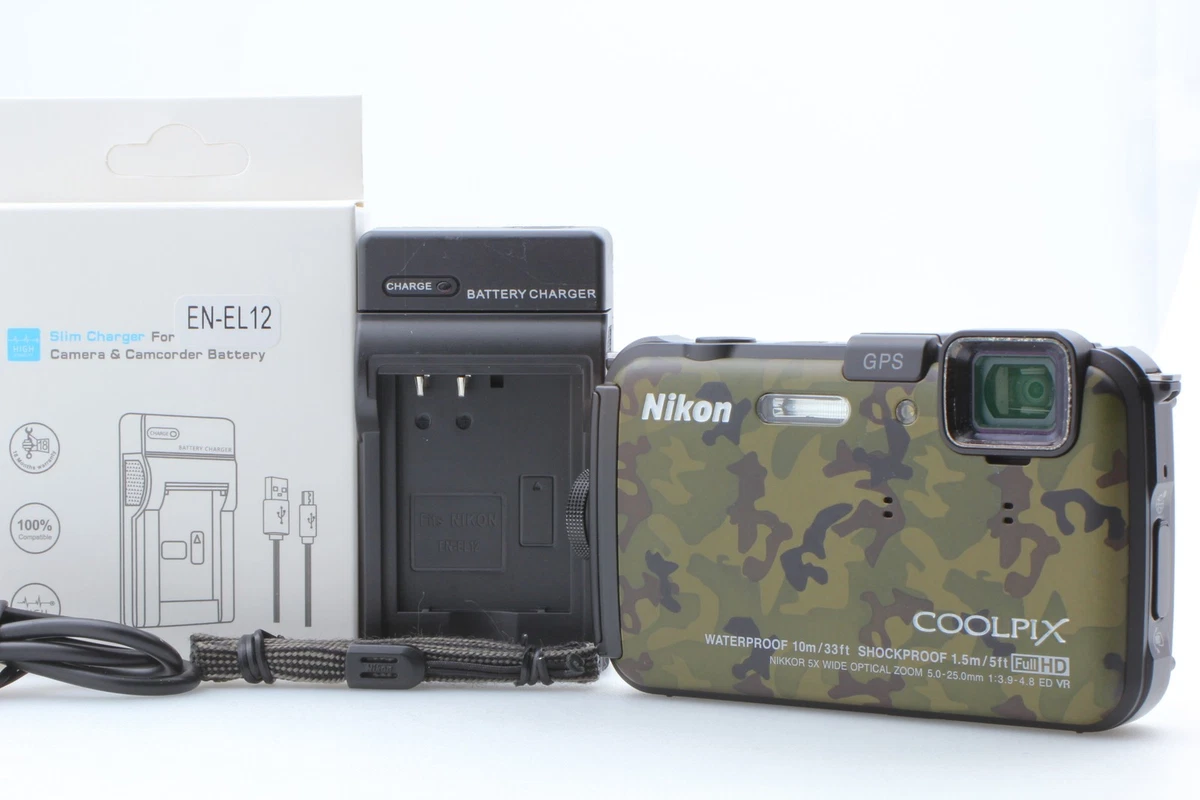 Preços baixos em Câmeras digitais Nikon Coolpix AW100 Impermeável