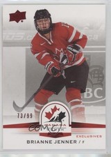 2014 Upper Deck Team Canada Juniors Exclusives 73/99 Brianne Jenner #140 0o5t