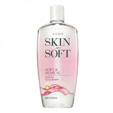 Avon Skin So Soft Soft Sensual Bath Oil 500 ml 16.9 fl oz Argan Oil Floral Scent
