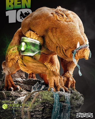Wild Mutt Ben 10 by Zez Fan Art 1:6 Statue Resin 3D Printed DIY Model Kit