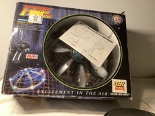 RARE Vintage Radio Control Space Flying Saucer UFO Toy In Box Untested
