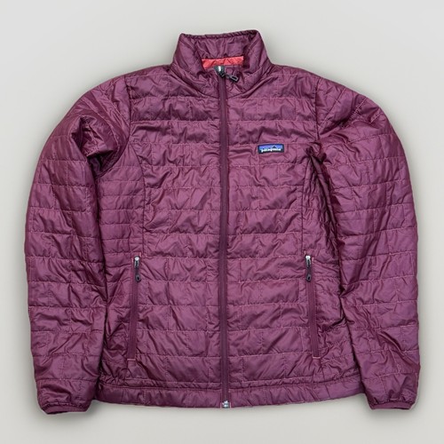 Patagonia Wine Nano Puff Primaloft Insulated Jacket Sweater Women’s Size Medium