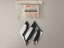 New Oem Suzuki S Emblem Badge Chrome 77811-63j00-0pg Genuine Japan New Oem Suzuki S Emblem Badge Chrome 77811-63j00-0pg Genuine Japan
