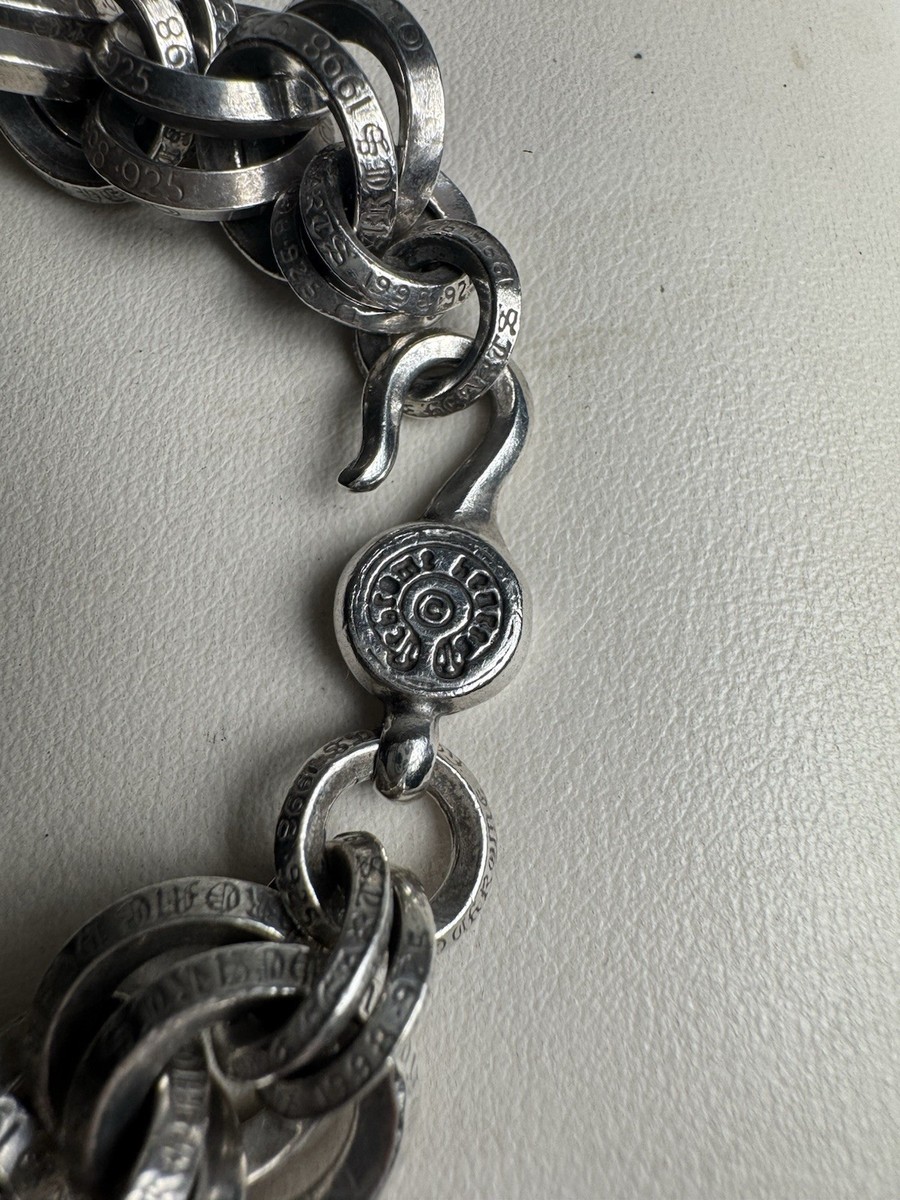 クロムハーツ DOUBLE B RING/ダブルBリング シルバーブレスレット