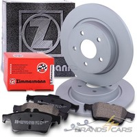 Zimmermann Bremsscheiben + BelÄGe Hinten FÜR Ford Focus 2 1.4 1.6 1.8 2.0 AB 04-