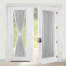 Door Curtains for Door Window, Thermal and Room Darkening Curtains for French...