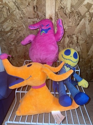 Disney s Nightmare Before Christmas Neon Plush, Jack Skellington, Zero, And Oogi