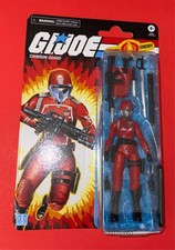 G.I .JOE COBRA CRIMSON GUARD FEMALE RETRO  6 Classified Series Action Figure