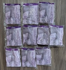 Lot Of 10 Pair Silkies TLC Support Vintage Panty Hose Queen Beige  020502