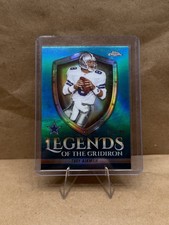 2025 Topps Chrome Troy Aikman Legends of the Gridiron Teal Refractor /199