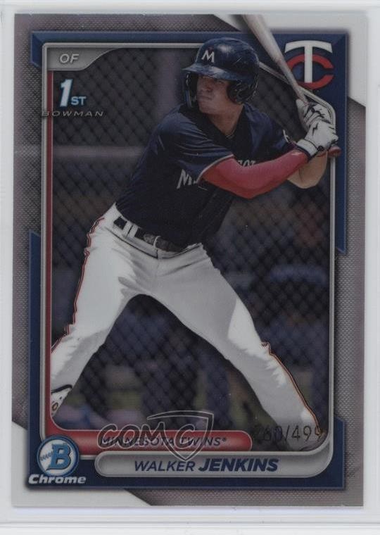 2024 Bowman Chrome Prospects Refractor /499 Walker Jenkins #BCP-43 11bi