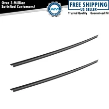 Window Sweep Belt Weatherstrip Front Door Inner LH RH Pair for Cadillac Chevy GM