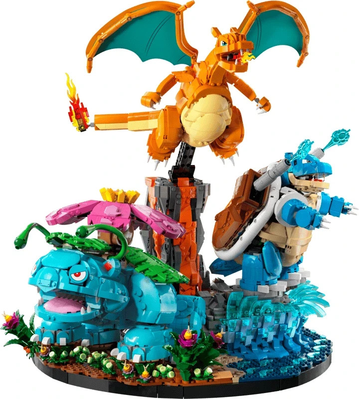LEGO 72153 Pokemon Venusaur, Charizard and Blastoise 6838pcs New Sealed Sold Out