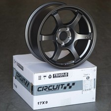 4 Circuit Csf1 17x9 5x120 20 Matte Flat Gunmetal Fits Bmw E36 E46 Drift 57dr